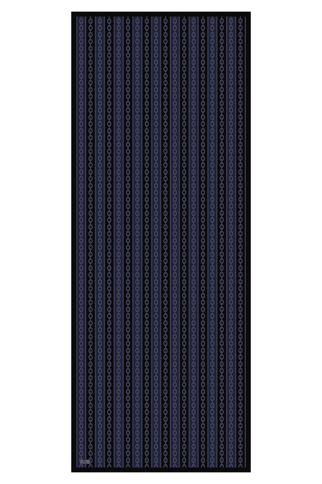 Cotton Twill Şal Chain Lacivert