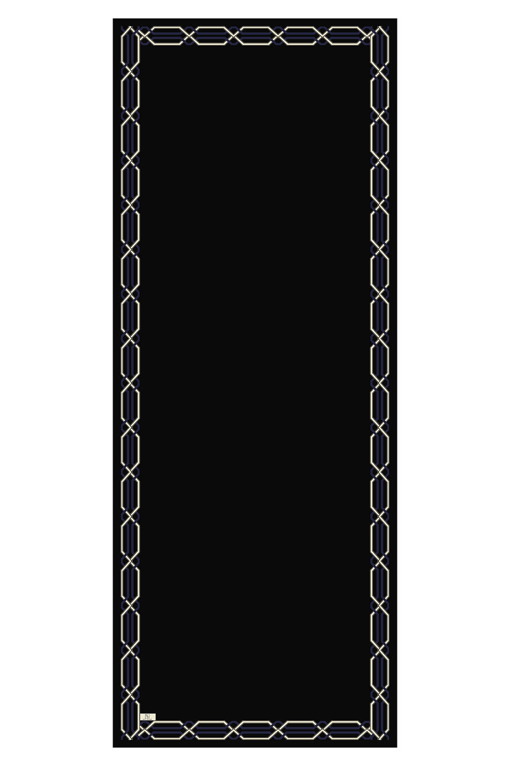 Cotton Twill Şal Interlock Lacivert