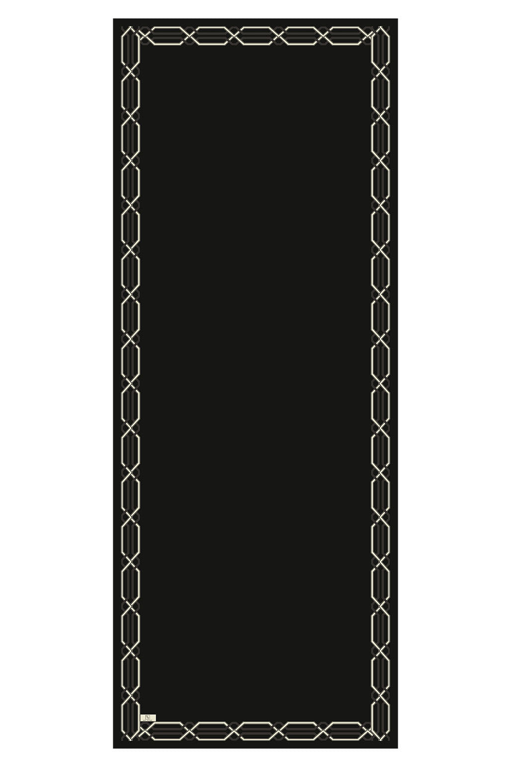 Cotton Twill Şal Interlock Antrasit Gri