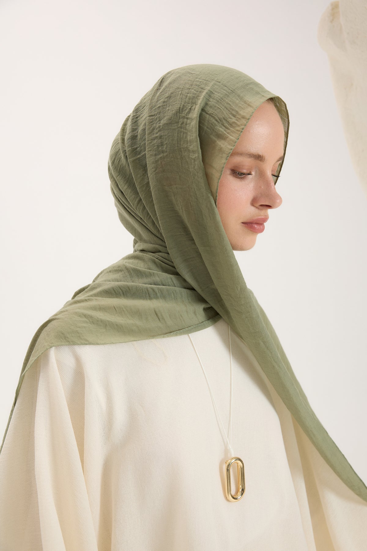 Daily Cotton Şal Çağla Yeşili