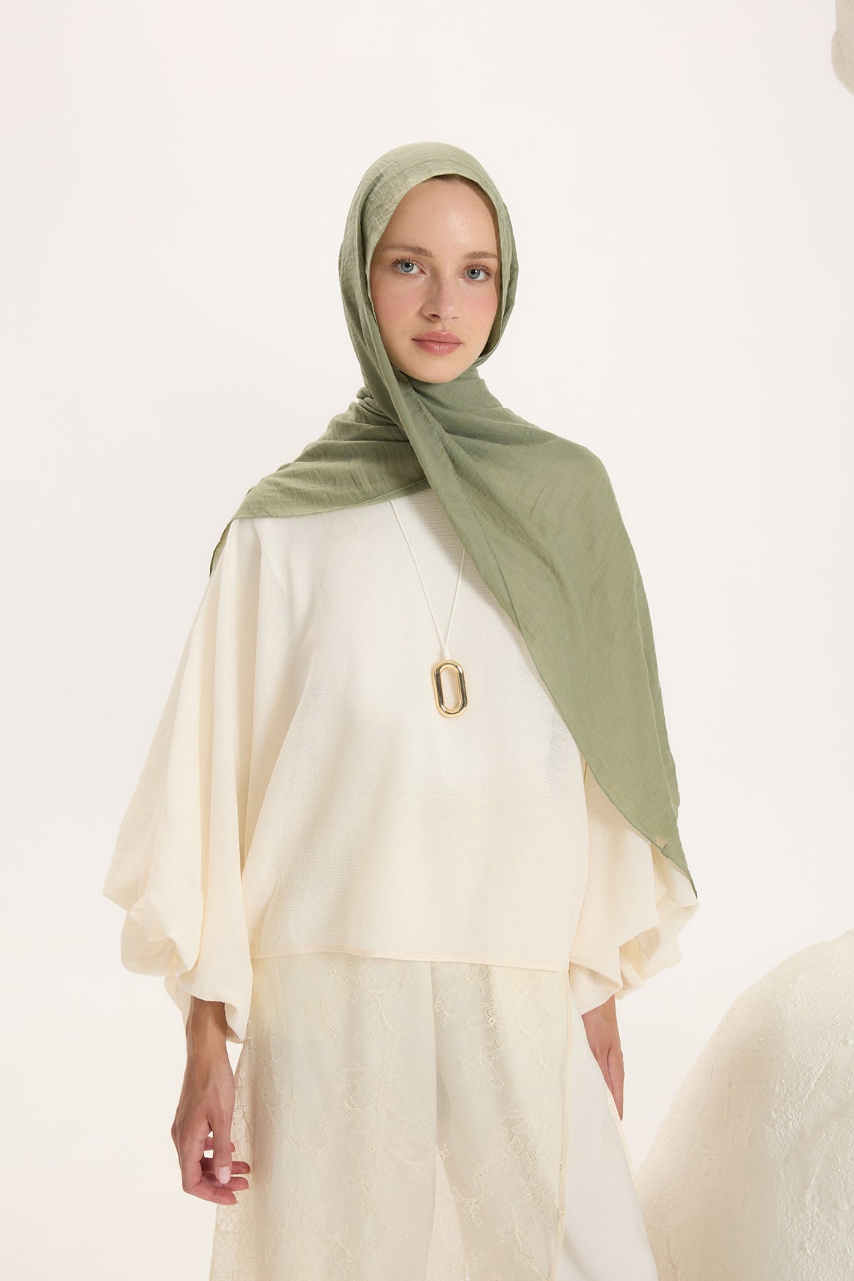 Daily Cotton Şal Çağla Yeşili