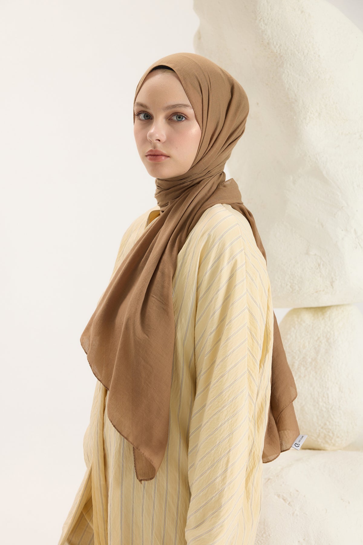 Daily Cotton Şal Nude