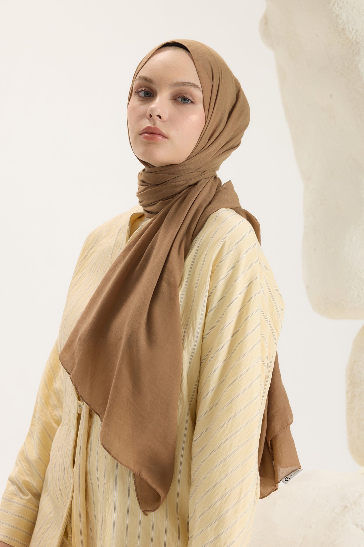 Daily Cotton Şal Nude