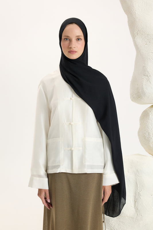Daily Cotton Şal Siyah