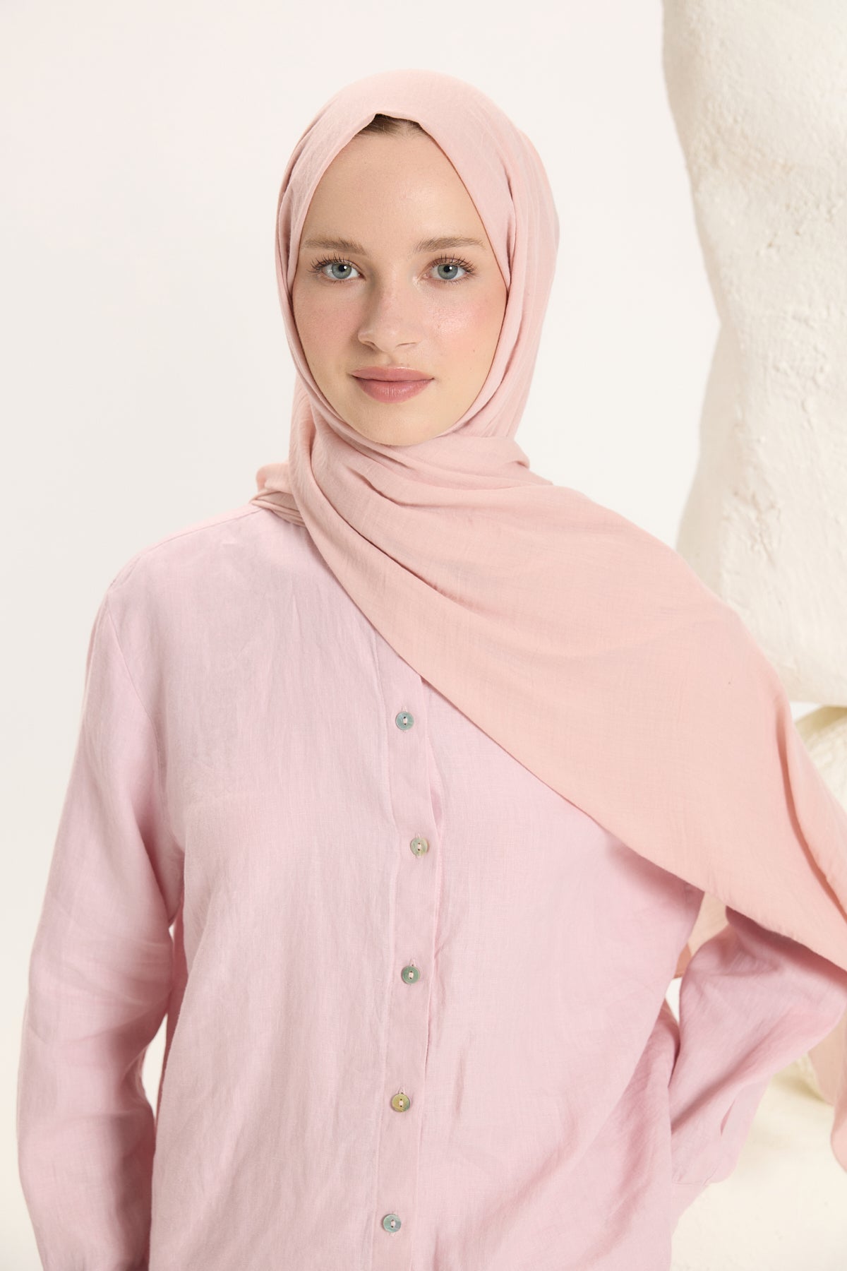Daily Cotton Şal Somon