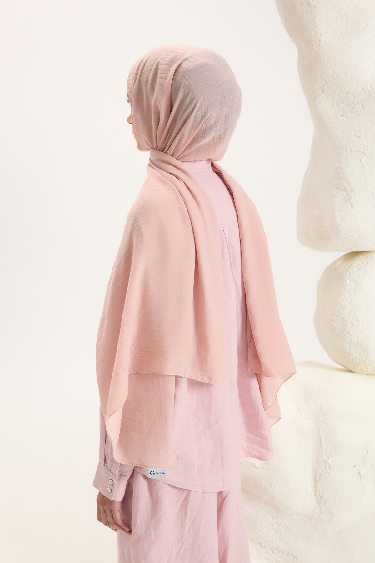Daily Cotton Şal Somon