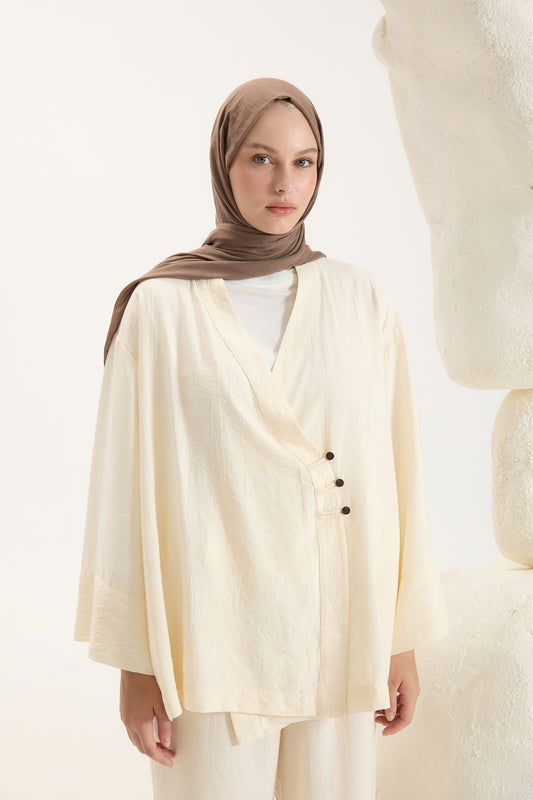 Daily Cotton Şal Sütlü Kahve