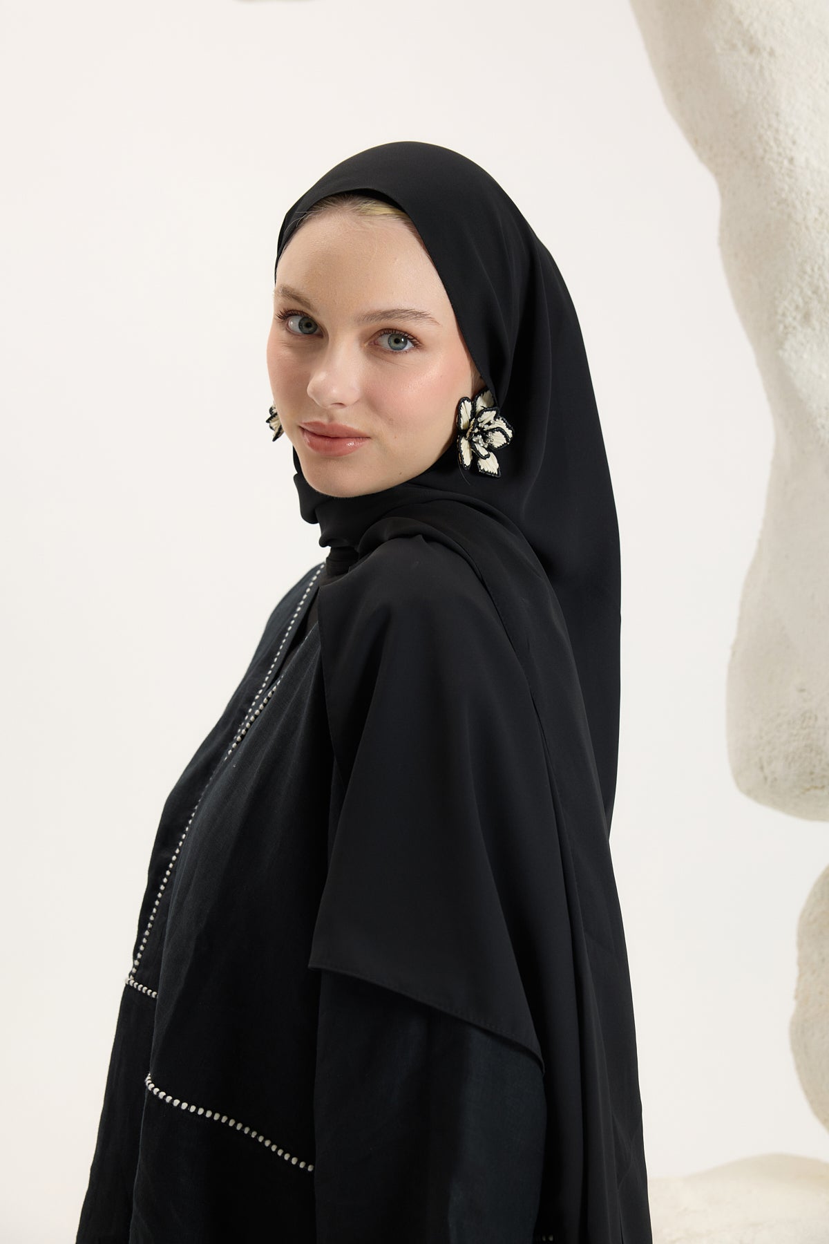 Daily Krep Şal Siyah