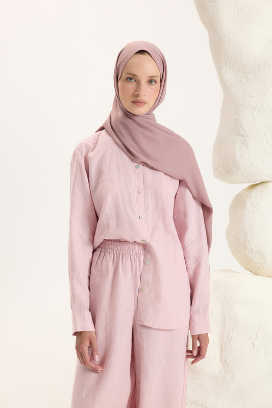 Daily Krep Şal Soft Pembe