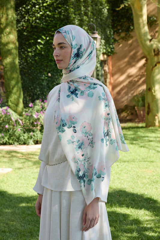 Deluxe Summer Flow Şal Yosun
