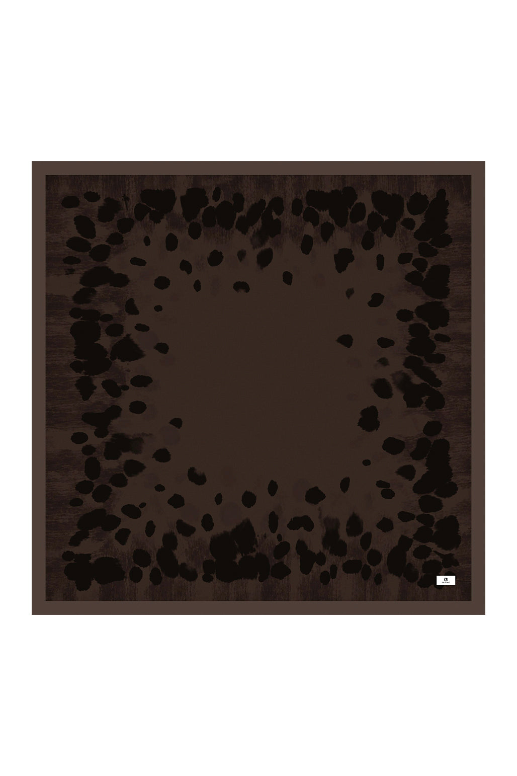 Desenli Twill Eşarp Bambi Bitter