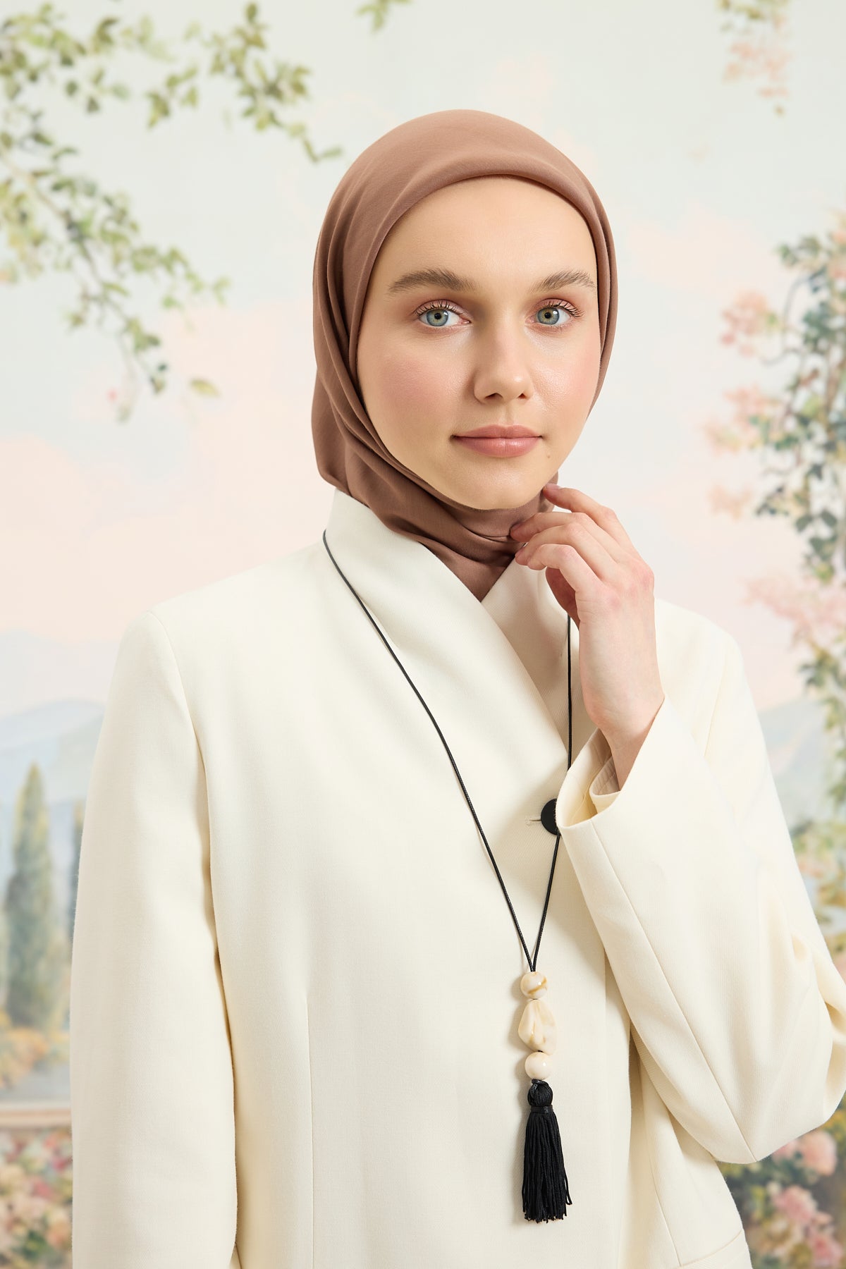 Floş Viskon Düz Eşarp Marshala