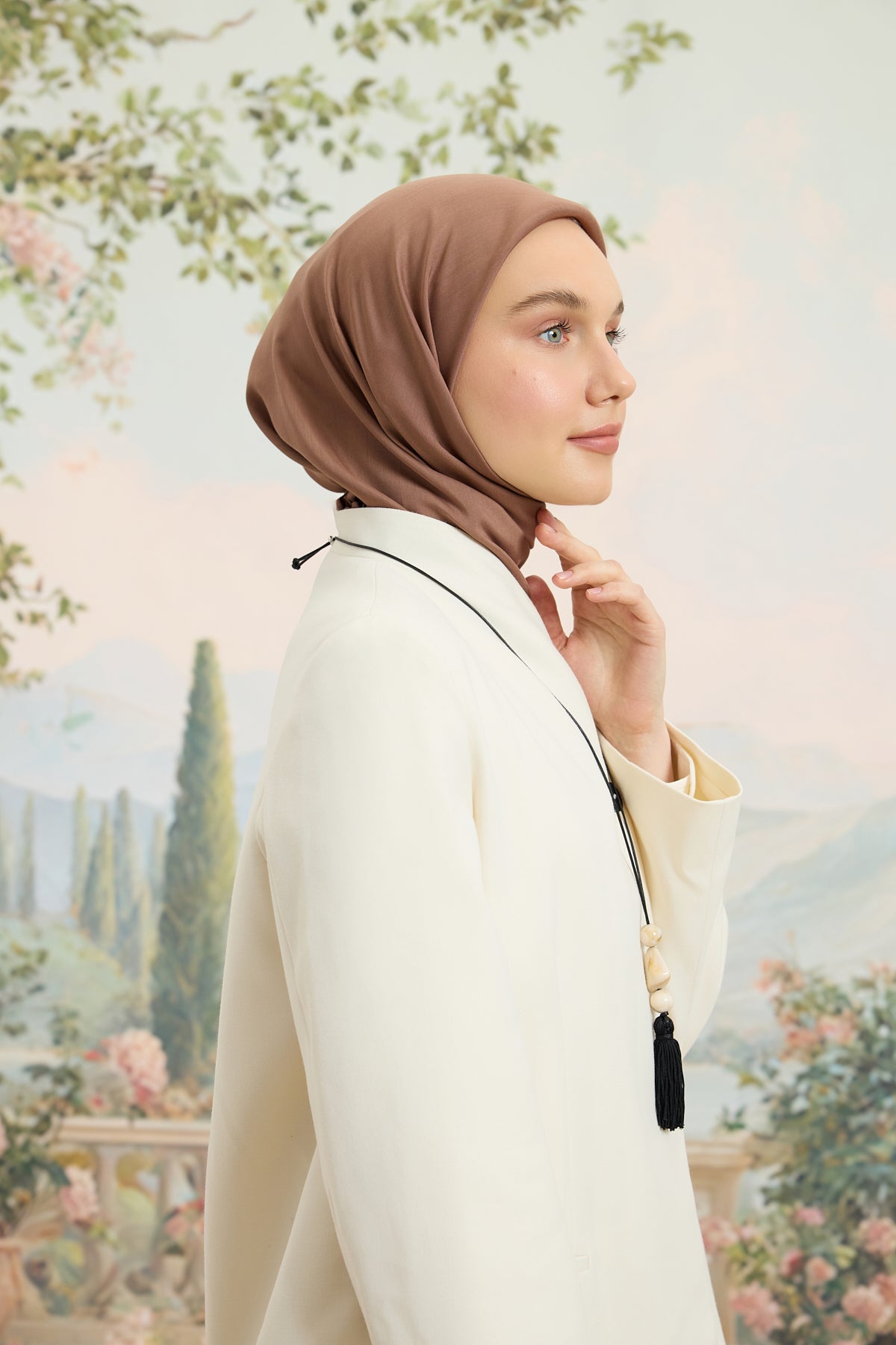 Floş Viskon Düz Eşarp Marshala