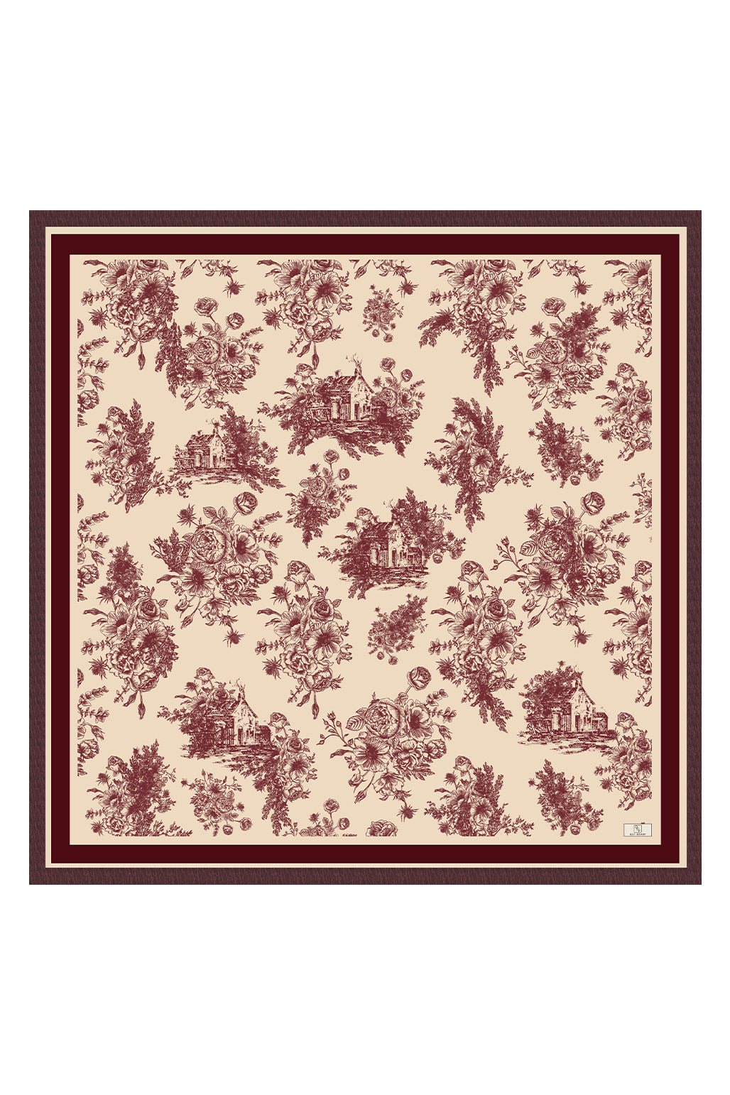Twill İpek Eşarp Eva Bordo