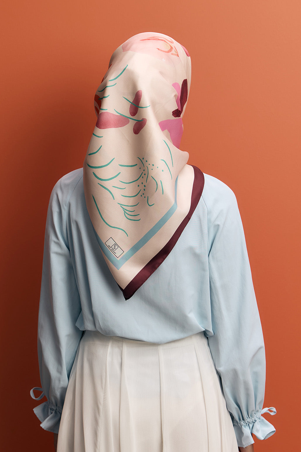 Desenli Twill Eşarp